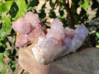 Natural Sunburst Amethyst Spirit Quartz Clusters x 3 From Boekenhouthoek, South Africa - Toprock Gemstones and Minerals 