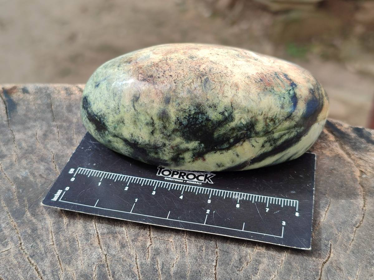 Polished Leopard Stone Standing Free Forms x 4 From Nyanga, Zimbabwe - Toprock Gemstones and Minerals 