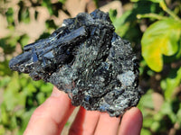 Natural Foitite Fibrous Black Tourmaline Specimens x 6 From Erongo, Namibia - Toprock Gemstones and Minerals 