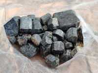 Natural Alluvial Schorl Black Tourmaline Crystals x 2.02 Kg Lot, From Zimbabwe