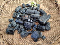 Natural Alluvial Schorl Black Tourmaline Crystals x 2.02 Kg Lot, From Zimbabwe