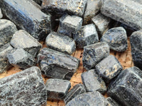 Natural Alluvial Schorl Black Tourmaline Crystals x 2.02 Kg Lot, From Zimbabwe