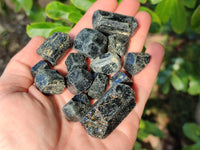 Natural Alluvial Schorl Black Tourmaline Crystals x 2.02 Kg Lot, From Zimbabwe
