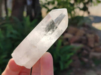 Polished Large Clear Quartz Crystals x 6 From Madagascar - Toprock Gemstones and Minerals 