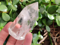 Polished Large Clear Quartz Crystals x 6 From Madagascar - Toprock Gemstones and Minerals 