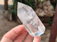Polished Large Clear Quartz Crystals x 6 From Madagascar - Toprock Gemstones and Minerals 