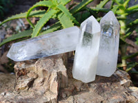 Polished Large Clear Quartz Crystals x 6 From Madagascar - Toprock Gemstones and Minerals 