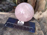 Polished Gemmy Rose Quartz Spheres x 4 From Madagascar