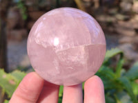 Polished Gemmy Rose Quartz Spheres x 4 From Madagascar