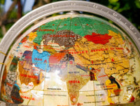 Hand Made Mother Of Pearl World Globe x 1 From China