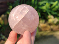 Polished Gemmy Rose Quartz Spheres x 4 From Madagascar