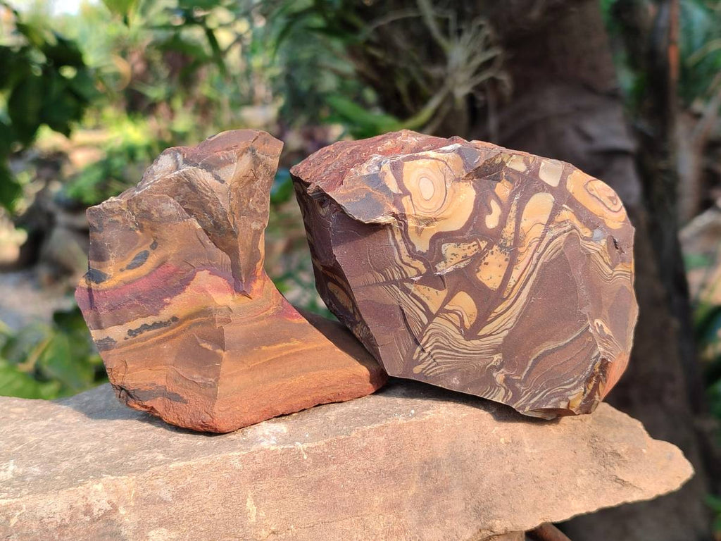 Natural Selected Nguni Jasper Cobbed Specimens x 12 From Prieska, South Africa - Toprock Gemstones and Minerals 