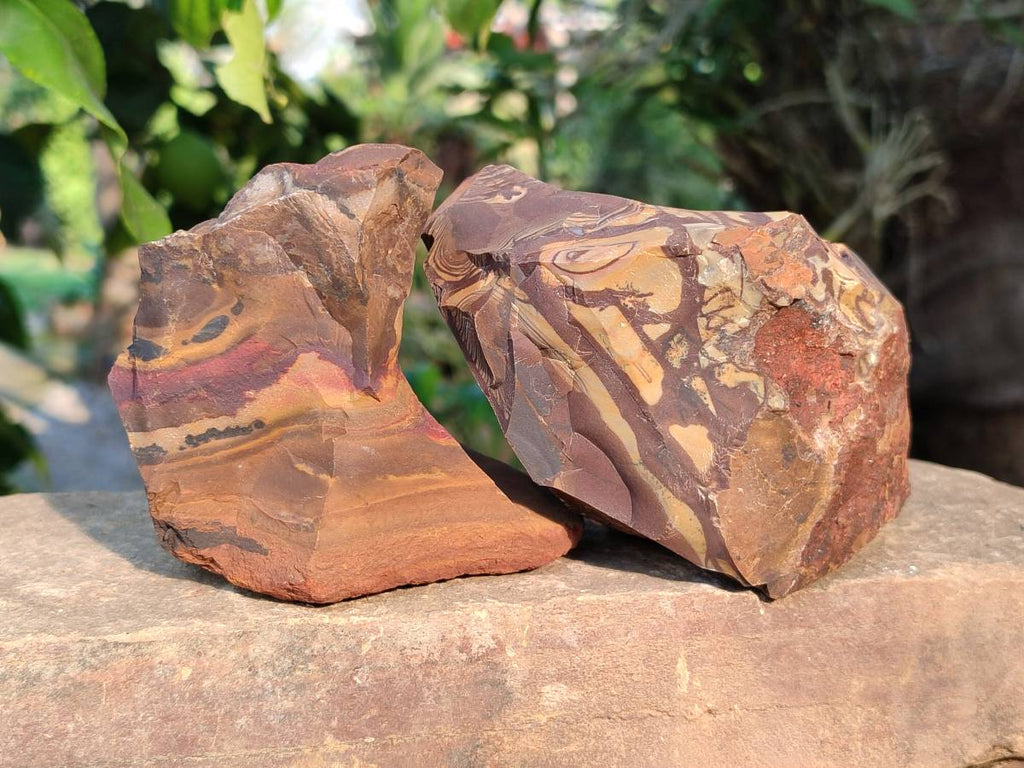 Natural Selected Nguni Jasper Cobbed Specimens x 12 From Prieska, South Africa - Toprock Gemstones and Minerals 