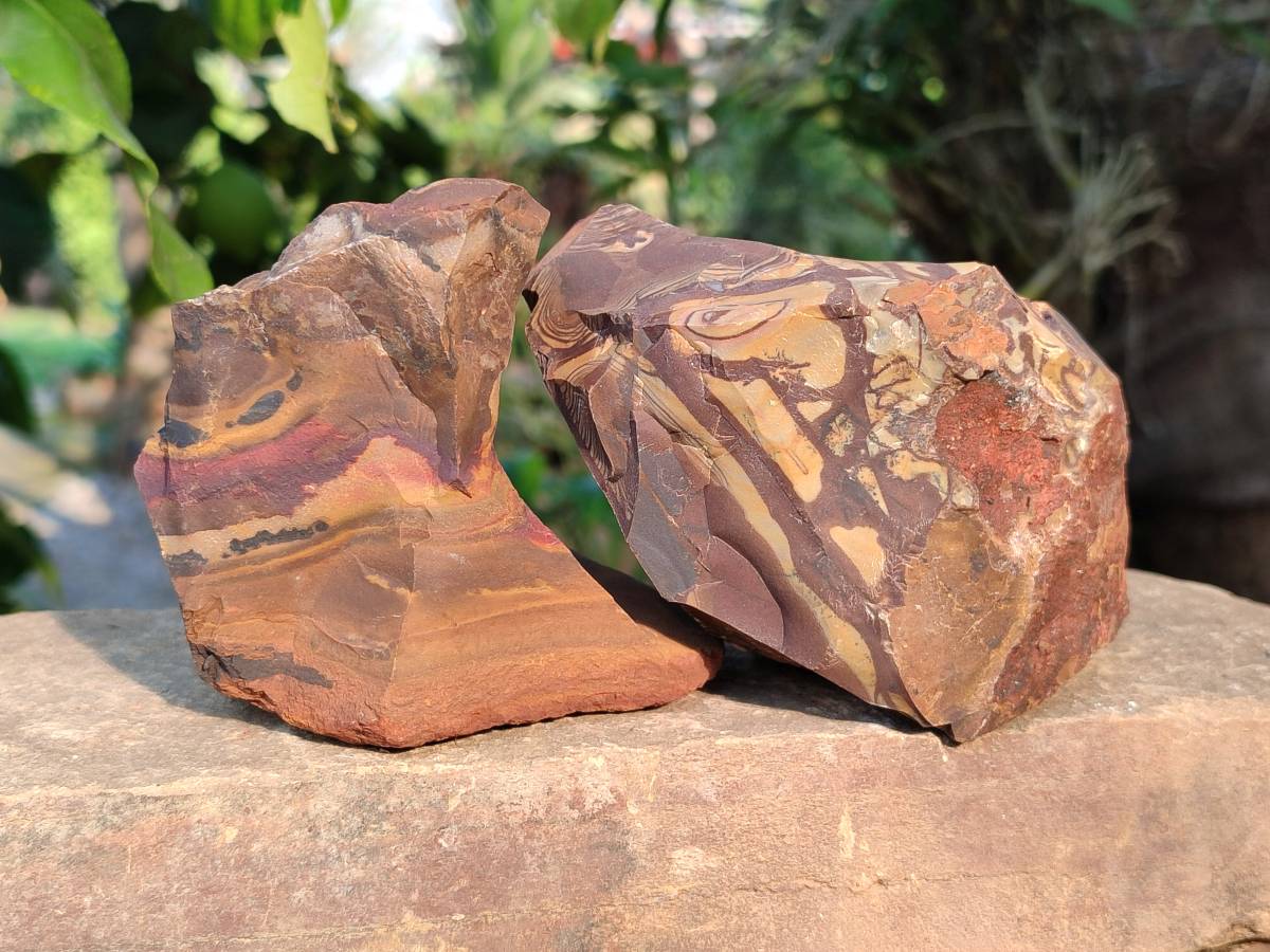 Natural Selected Nguni Jasper Cobbed Specimens x 12 From Prieska, South Africa - Toprock Gemstones and Minerals 