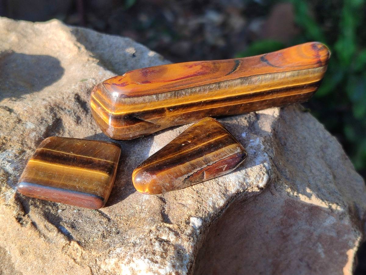 Polished Tiger's Eye Free Forms x 2.6 Kg Lot From Prieska, South Africa - Toprock Gemstones and Minerals 