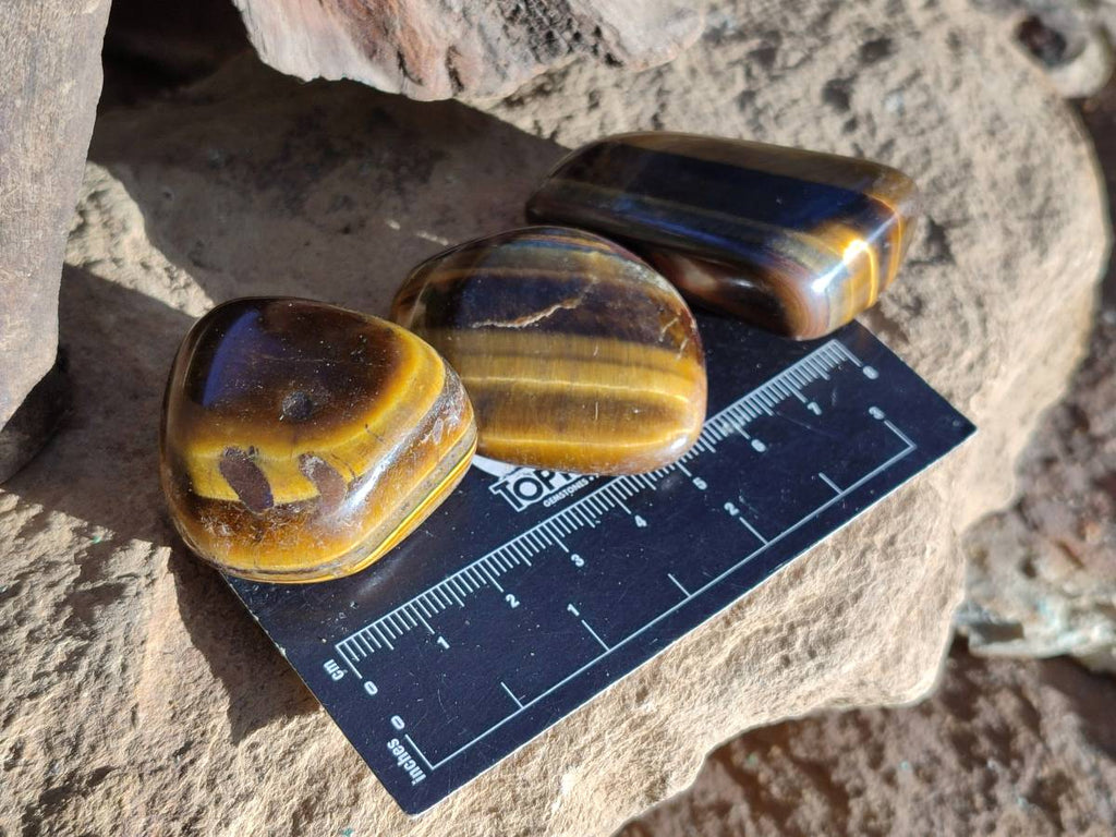 Polished Tiger's Eye Free Forms x 2.6 Kg Lot From Prieska, South Africa - Toprock Gemstones and Minerals 