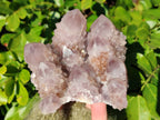 Natural Smokey Amethyst Spirit Quartz Clusters x 2 From Boekenhouthoek, South Africa - Toprock Gemstones and Minerals 