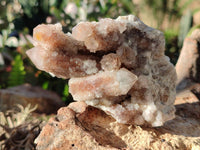 Natural Golden Limonite Coated Fairy Spirit Quartz Clusters x 4 From Boekenhouthoek, South Africa