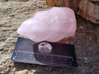 Polished Gemmy Rose Quartz Flames x 2 Madagascar - Toprock Gemstones and Minerals 