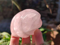 Polished Gemmy Rose Quartz Flames x 2 Madagascar - Toprock Gemstones and Minerals 