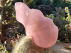 Polished Gemmy Rose Quartz Flames x 2 Madagascar - Toprock Gemstones and Minerals 