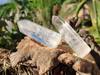 Polished Clear Quartz Crystals x 12 From Madagascar - Toprock Gemstones and Minerals 