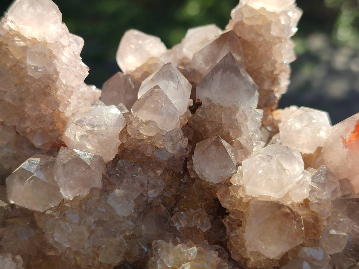 Natural Smokey Amethyst Spirit Quartz Clusters x 3 From Boekenhouthoek, South Africa - Toprock Gemstones and Minerals 
