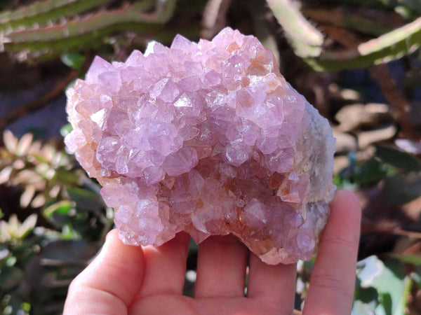 Natural Smokey Amethyst Spirit Quartz Clusters x 3 From Boekenhouthoek, South Africa