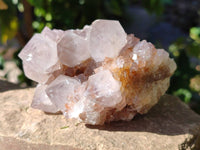 Natural Smokey Amethyst Spirit Quartz Clusters x 3 From Boekenhouthoek, South Africa