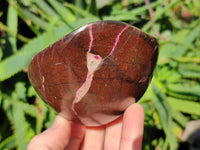 Polished Stichtite Free Forms x 4 From Barberton, South Africa - Toprock Gemstones and Minerals 
