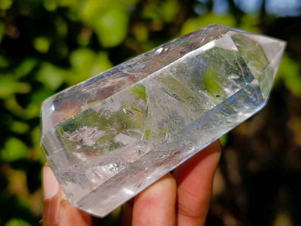 Polished Clear Quartz Crystals x 6 From Madagascar