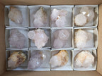 Natural Pale Lilac Spirit Quartz Clusters x 12 From Boekenhouthoek, South Africa - Toprock Gemstones and Minerals 