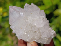 Natural Pale Lilac Spirit Quartz Clusters x 12 From Boekenhouthoek, South Africa