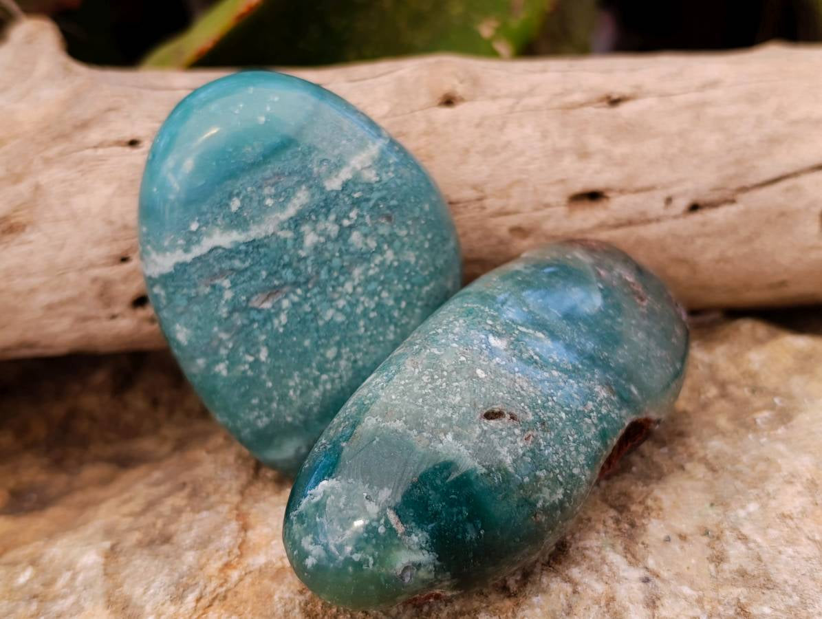 Polished Emerald Mtorolite Free Forms x 8 From Mutorashanga, Zimbabwe - Toprock Gemstones and Minerals 