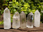 Polished Small Clear Quartz Crystals x 24 From Madagascar - Toprock Gemstones and Minerals 