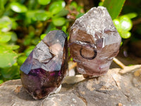 Natural Assortment Of Brandberg Quartz Specimens, one with Enhydro Bubbles x 6 From Brandberg, Namibia