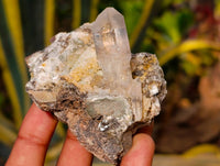 Natural Assortment Of Brandberg Quartz Specimens, one with Enhydro Bubbles x 6 From Brandberg, Namibia