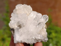 Natural Assortment Of Brandberg Quartz Specimens, one with Enhydro Bubbles x 6 From Brandberg, Namibia