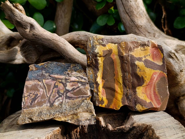 Natural Nguni Jasper Cobbed Specimens x 15 From Prieska, South Africa