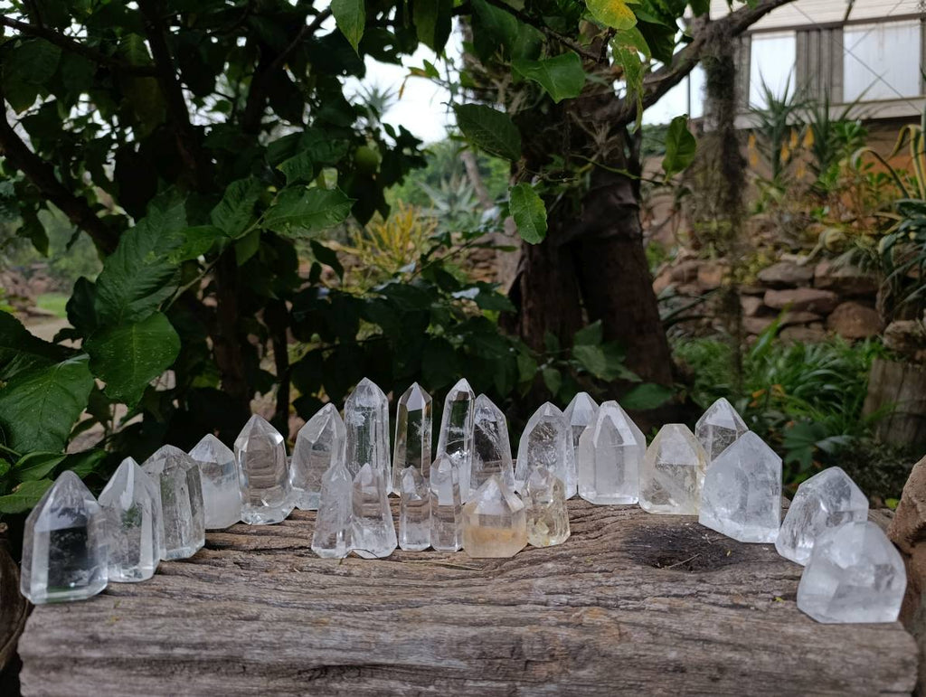 Polished Clear Quartz Crystals x 24 From Madagascar - Toprock Gemstones and Minerals 