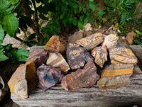 Natural Nguni Jasper Cobbed Specimens x 12 From Prieska, South Africa