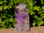 Polished Chevron Amethyst Points x 2 from Ankazobe, Madagascar - Toprock Gemstones and Minerals 