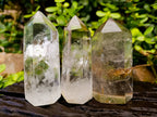 Polished Clear Quartz Crystals x 6 From Madagascar - Toprock Gemstones and Minerals 
