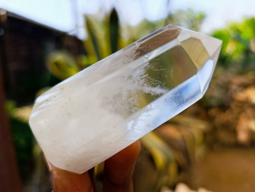 Polished Clear Quartz Crystals x 6 From Madagascar - Toprock Gemstones and Minerals 