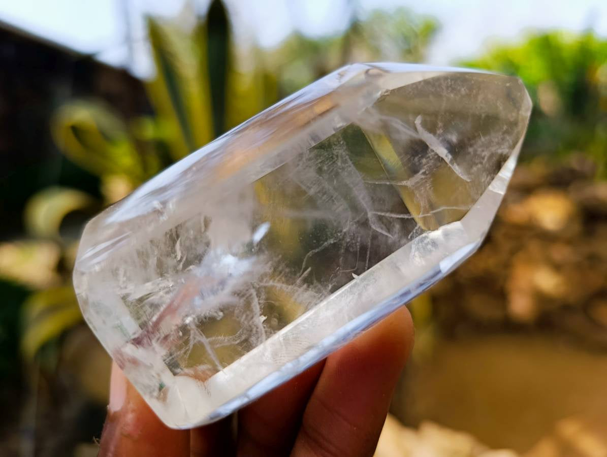 Polished Clear Quartz Crystals x 6 From Madagascar - Toprock Gemstones and Minerals 