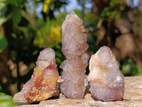 Natural Spirit Quartz Clusters x 20 From Boekenhouthoek, South Africa - Toprock Gemstones and Minerals 