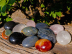 Polished Assortment Of Palm Stones x 12 From Madagascar - Toprock Gemstones and Minerals 