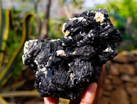 Natural Schorl Black Tourmaline Specimens x 3 From Erongo, Namibia - Toprock Gemstones and Minerals 