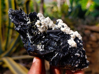 Natural Schorl Black Tourmaline Specimens x 3 From Erongo, Namibia - Toprock Gemstones and Minerals 