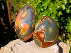 Polished On One Side Polychrome Jasper x 4 From Mahajanga, Madagascar - Toprock Gemstones and Minerals 